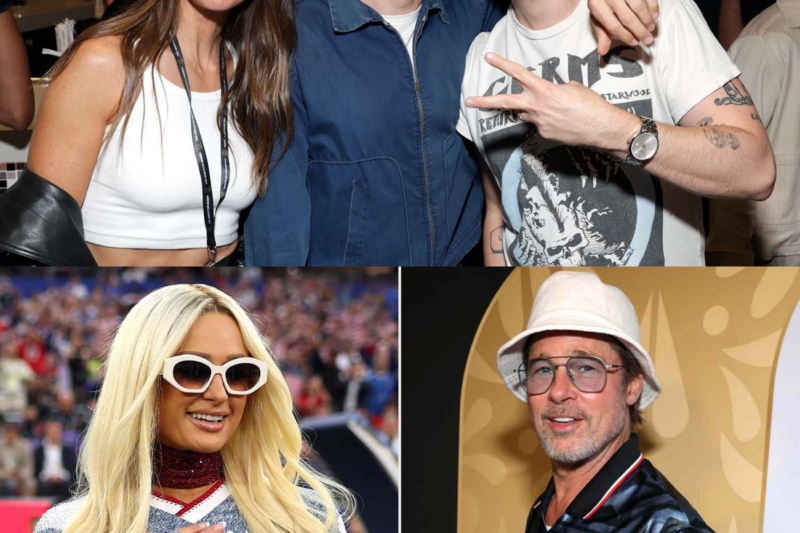 Brad Pitt, Paris Hilton and a Star Studded Crowd Cheer on Team USA at World Cup Match Against Turkey Despite He4rtbre4king L0ss