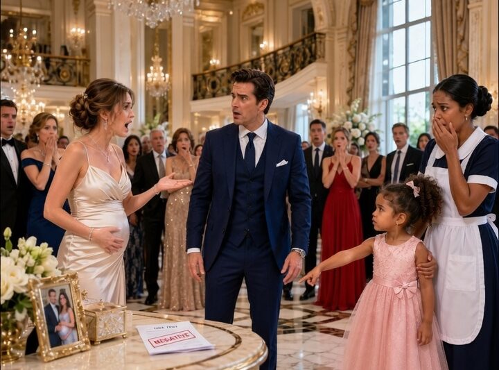 “I’m Pregnant With Your Baby!” the Fiancée Told the Billionaire — Then the Maid’s Toddler Exposed